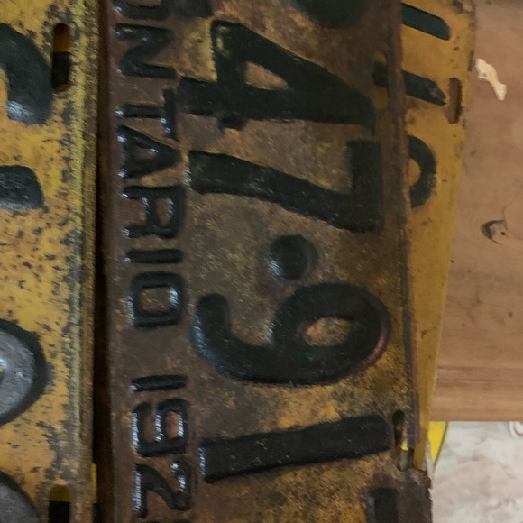 Vintage license plates Ontario 1920 - Picture 2 of 16